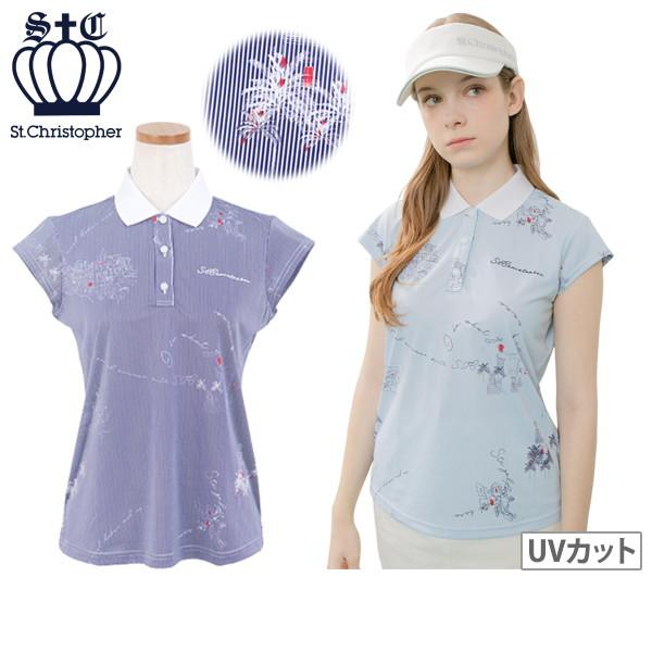 【30％OFFセール】ポロシャツ レディース セントクリストファー St.Christopher  ゴルフウェア tl48107 St.Christopher（セントクリストファー） 【30％OFFセール】ポロシャツ