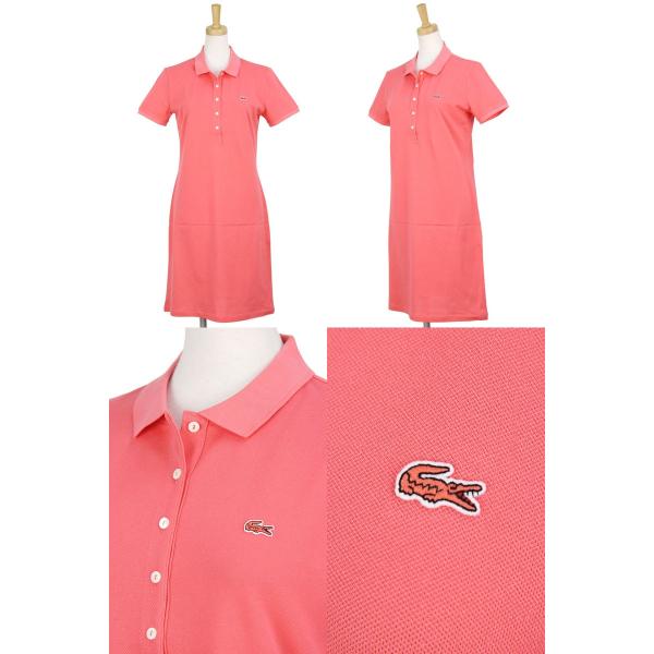 ラコステ Lacoste 日本正規品 ゴルフウェア 半袖ポロワンピース Ton Ef8470l91 T On ゴルフウェア ワンピース 30 Offセール ラコステ レディース レディース