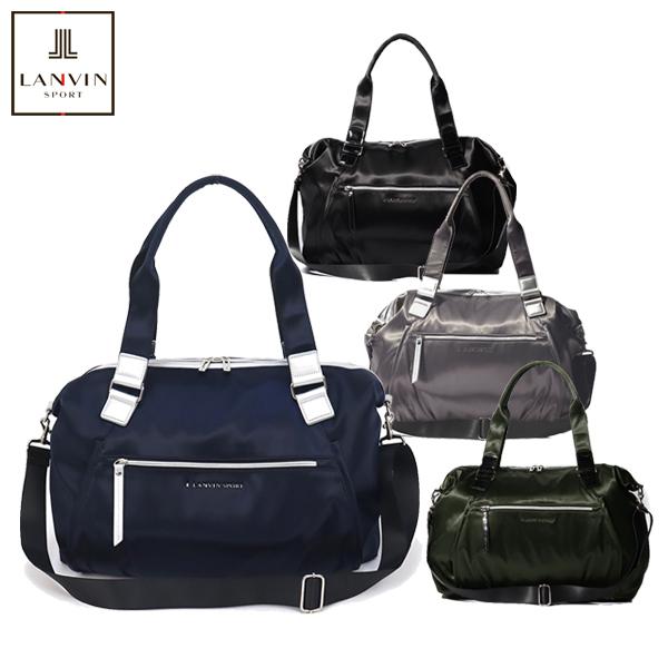 超爆安 スポール ランバン Lanvin ゴルフ 新作 秋冬 21 送料無料 上品なデザイン メタルロゴ シューズインポケット付き ボストン バッグ レディース メンズ 日本正規品 Sport バッグ ケース