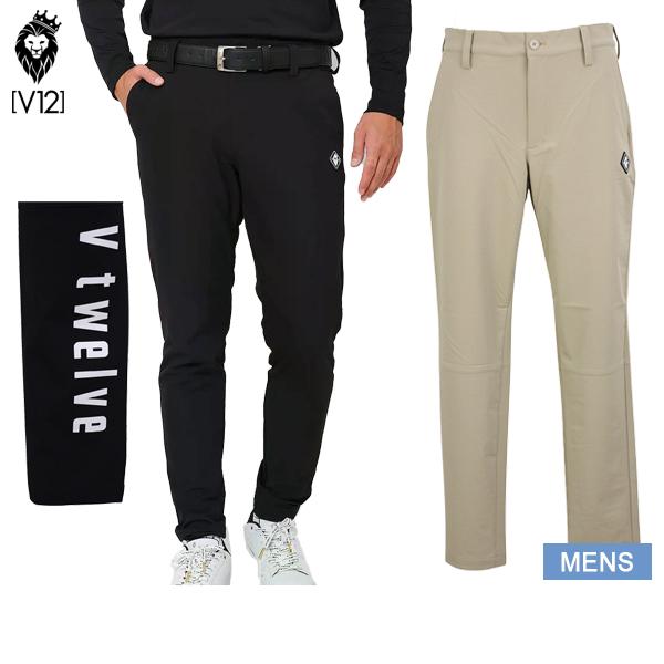 パンツ メンズ V12 ゴルフ ヴィ・トゥエルブ 2024 秋冬 新作 ゴルフ  