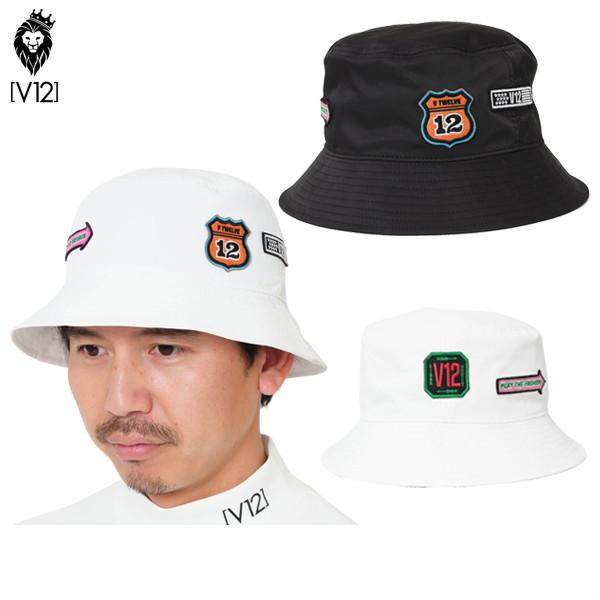 V12 ゴルフ 2025 バケットハット WAP HAT V122520-CP10 ヴィ・トゥエルヴ 【新品】25FW ゴルフウェア 帽子 ハット ワッペン V12 GOLF SEP1 V12（ヴィ・トゥエルヴ） ハット メンズ レディース ゴルフ ヴィ