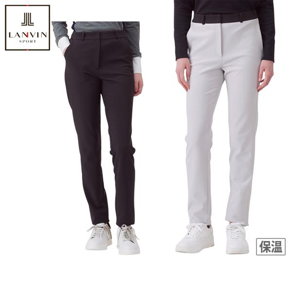 【大感謝祭P10倍】ロングパンツ レディース ランバン スポール LANVIN SPORT 日本正規品 2025 秋冬 新作 ゴルフウェア vg5flp71l LANVIN SPORT（ランバンスポール） 【大感謝祭P10倍】ロングパンツ