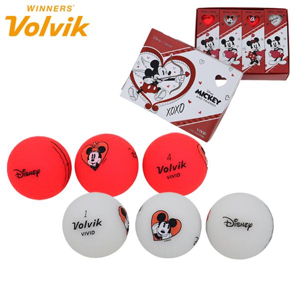 Volvik ゴルフボール メンズ レディース ボルビック ディズニーコラボ