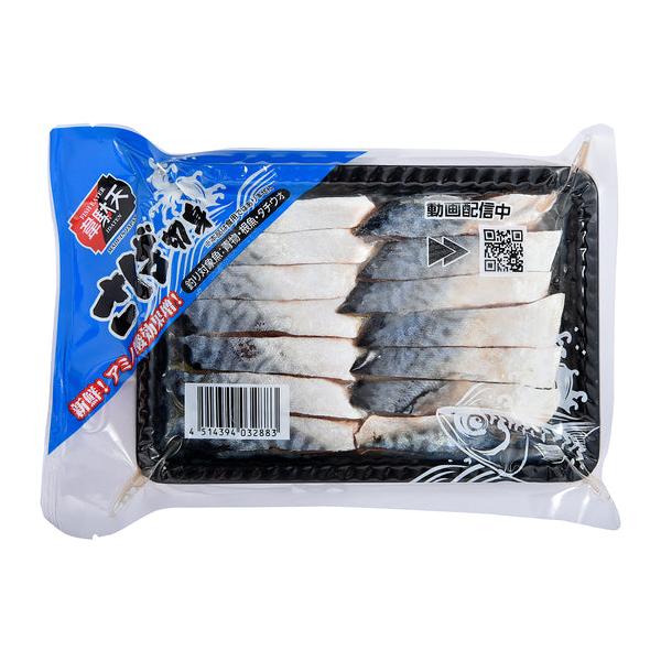 冷凍エサ ヒロキュー 韋駄天 さば切身 刺し餌 032883 : フィッシング