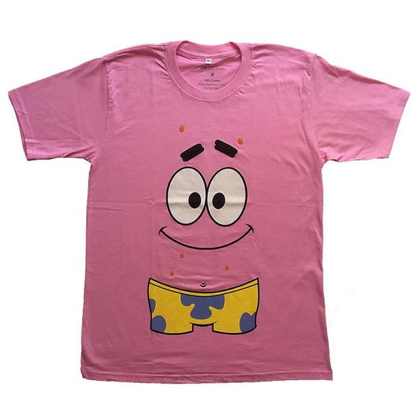 Patrick Star パトリック スター Spongebob Squarepants スポンジボブ スクエアパンツ プリントｔシャツ ピンク 男女兼用 Bn523 Tシャツのますだ屋 通販 Yahoo ショッピング