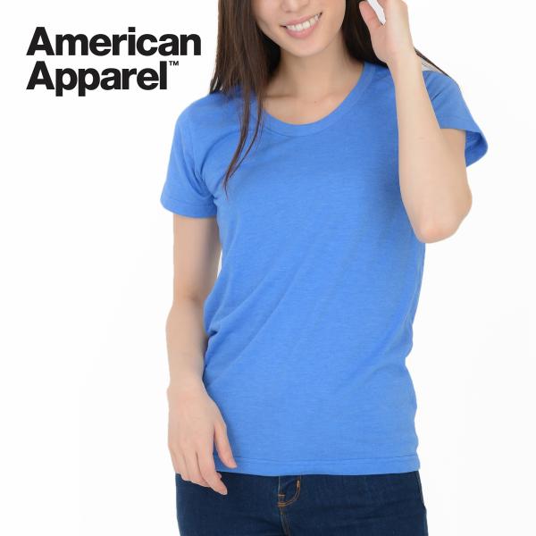 Tシャツ レディース 半袖 無地 American Apparel アメリカンアパレル 3 7オンス レディース ポリエステルコットン Tシャツ 301w 運動会 文化祭 イベント 無地tシャツ Tshirt St 通販 Paypayモール