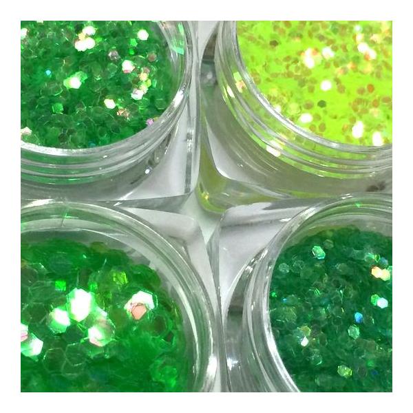 六角ホログラムセットd 4色セット ネイル レジン 封入 緑 黄色 グリーン イエロー 1mm 2mm グラデーション オーロラ Buyee Servis Zakupok Tretim Licom Buyee Pokupajte Iz Yaponii