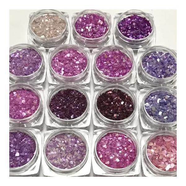シェルパウダー レジン ネイル シェルパウダー クラックシェル シェルフレーク 紫系 パープル ピンク グラデーション 貝殻 Buyee Buyee Japanese Proxy Service Buy From Japan Bot Online