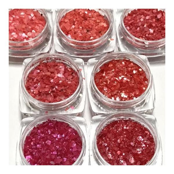 シェルパウダー レジン ネイル シェルパウダー クラックシェル シェル