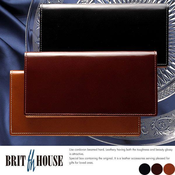 コードバン 長財布 メンズ 札入れ 日本製 本革 小銭入れなし Brit House Mts 1191 メンズバッグ専門店 紳士の持ち物 通販 Yahoo ショッピング