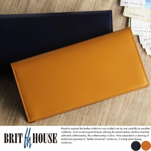 Brit House 草木染めコードバン 長財布 小銭入れなし メンズ 日本製 Mts 1431 メンズバッグ専門店 紳士の持ち物 通販 Yahoo ショッピング