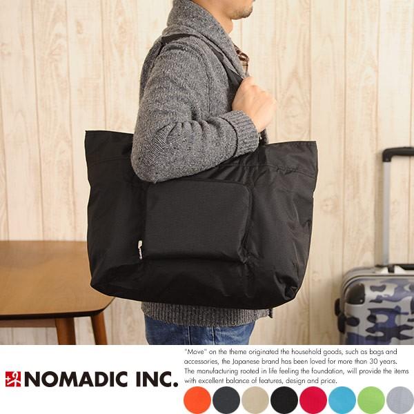 ノーマディック トートバッグ Folding Bag 折りたたみ エコバッグ トートワイド型 38 トラベル 撥水 Fo 34 水色 16 新作