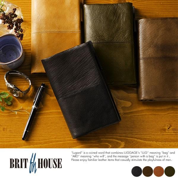 Brit House ヤギ革システム手帳 バイブルサイズ 本革 日本製 メンズ Tg