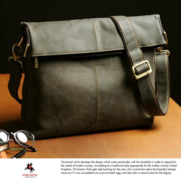 Visconti 口折れショルダーバッグ メンズ 本革 レザー 斜めがけ Buyee Buyee 日本の通販商品 オークションの代理入札 代理購入