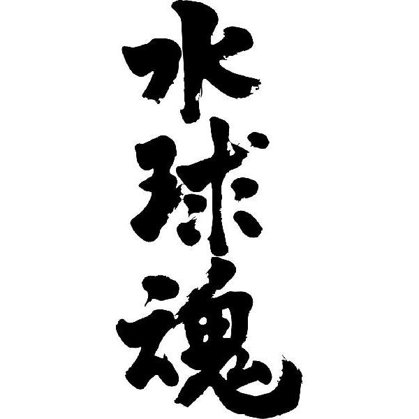 水球魂 縦書 書道家が書くかっこいい漢字tシャツ T Kanji Sa Suikyuudamashii Tate T Time せとうち広告 通販 Yahoo ショッピング