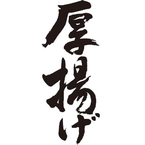 厚揚げ 縦書 書道家が書くかっこいい漢字トレーナー Tl Kanji A Atsuage Tate T Time せとうち広告 通販 Yahoo ショッピング