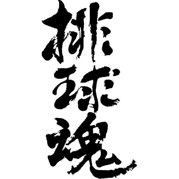 排球魂 縦書 書道家が書くかっこいい漢字トレーナー Buyee Buyee บร การต วกลางจากญ ป น ซ อจากประเทศญ ป น