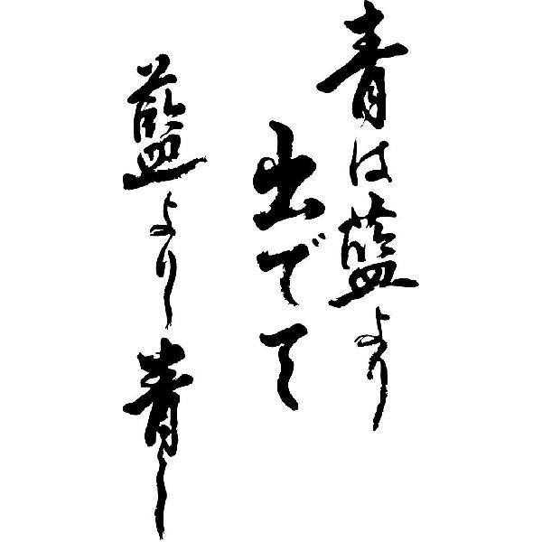 青は藍より出でて藍より青し 縦書 書道家が書くかっこいい漢字トレーナー Tl Kanji Koto Aiyoriaoshi Tate T Time せとうち広告 通販 Yahoo ショッピング