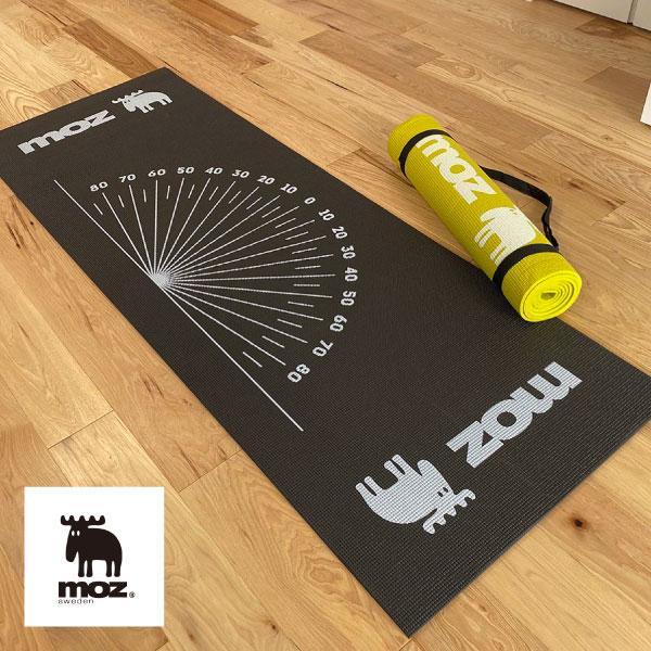 公式]moz モズ ヨガマット 厚さ6mm 角度表示付き トレーニングマット