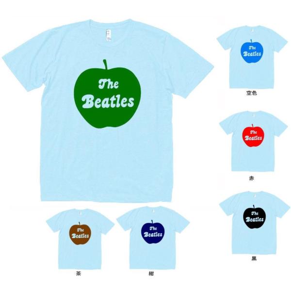 バンド ロック Tシャツ THE BEATLES ビートルズ ダークネイビー