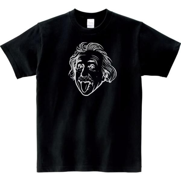 デッドストック！アインシュタインTシャツ（黒・L） t1500_br-zxc1025