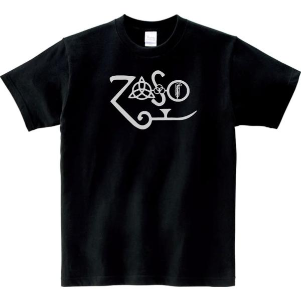 バンド ロック Tシャツ ZOSO ブラック : Tシャツ専門店 T1500 - 通販