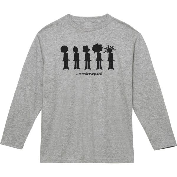 音楽 バンド ジャミロクワイ 長袖 ロングスリーブ Tシャツ グレー : T
