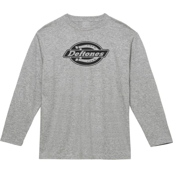 バンド ロック Deftones 長袖 ロングスリーブ Tシャツ グレー : T
