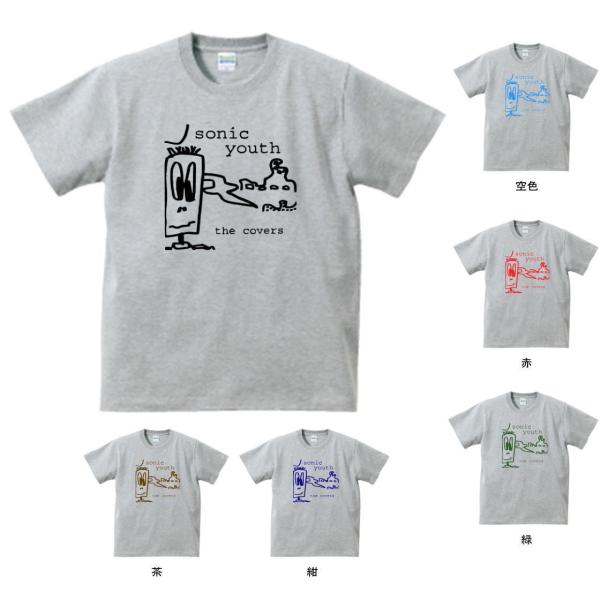 Sonic Youth グレー Tシャツ Lサイズ 音楽・バンド・ロック・シネマ Tシャツ sonic youth グレー : T