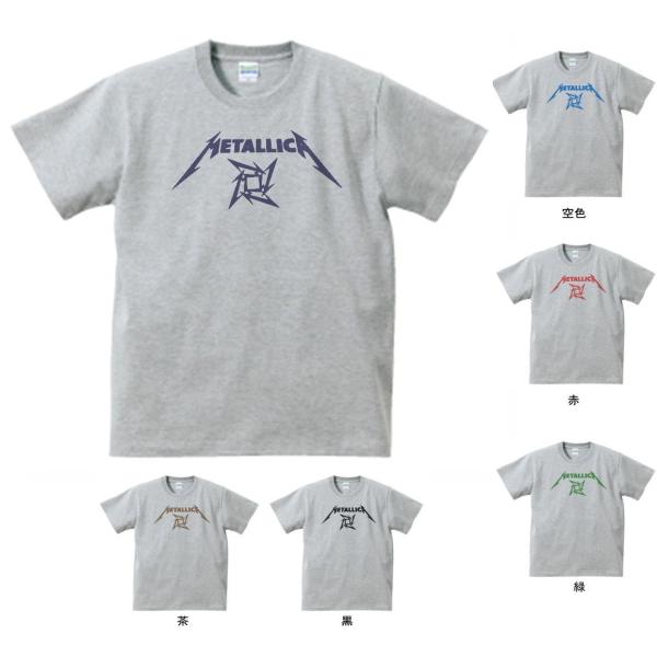 バンドTシャツ バンド ロック Tシャツ METALLICA グレー : Tシャツ専門店 T1500