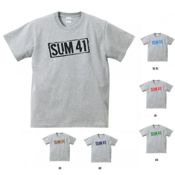 バンド ロック Tシャツ SUM41 グレー : Tシャツ専門店 T1500
