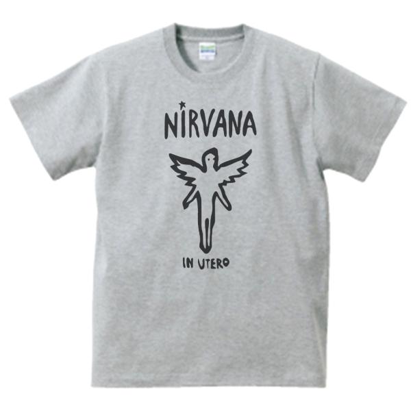 Nirvana バンドTシャツ 4XL グレー VINTAGE ストリート NIRVANA バンドTシャツ T983 | wshot
