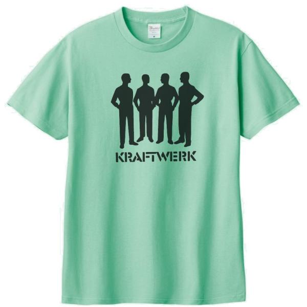 クラフトワーク Kraftwerk バンド ロック Tシャツ アイスグリーン : T