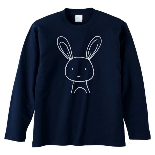 フィラ復刻版うさぎ柄　ロングスリーブTシャツ t1500_nhmt1075t