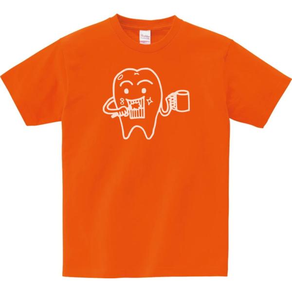 オレンジ色 Sサイズ キャラクターTシャツ t1500_or-zxc483