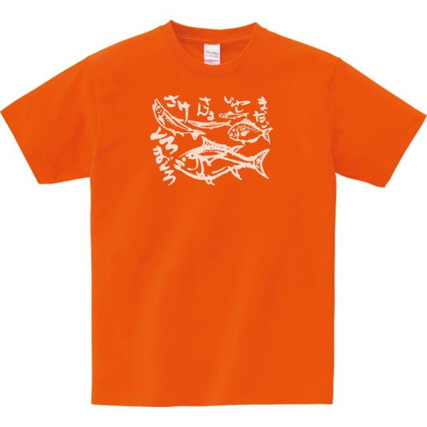 キャラクターTシャツ オレンジ S オレンジマン2号