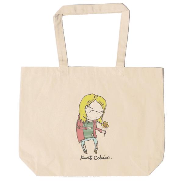 カートコバーン KURT COBAIN トートバッグ キャンバス 12oz 綿100 