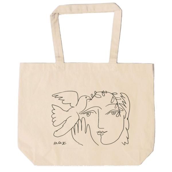 【新品】ミュゼピカソ｜ピカソ美術館限定｜オリジナルトートバッグ｜DOG 新品】ミュゼピカソ｜ピカソ美術館限定｜オリジナルトートバッグ