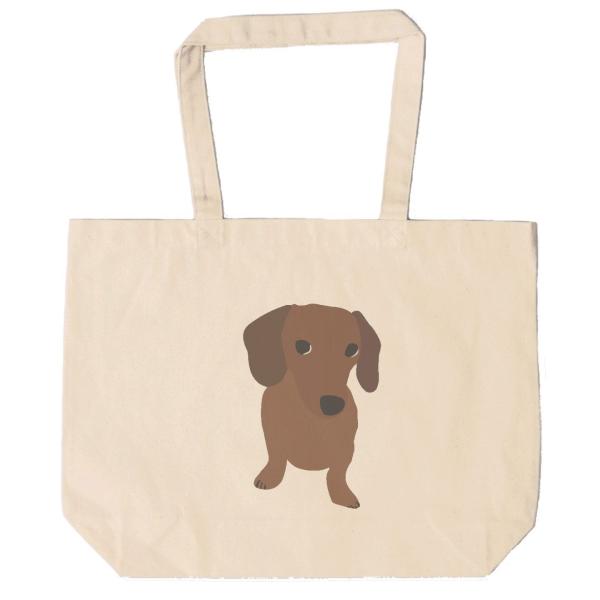 イヌ 犬 ダックスフンド トートバッグ キャンバス 12oz 綿100