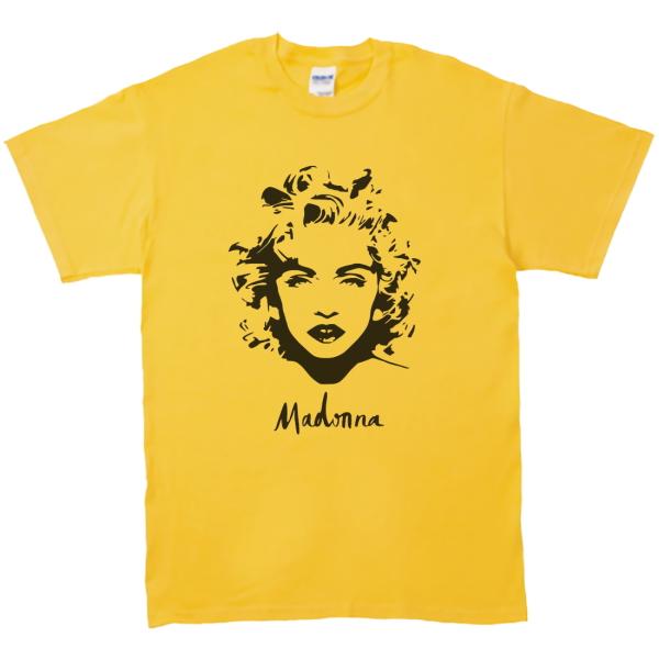 人物・有名人 Tシャツ マドンナ イエロー : Tシャツ専門店 T1500