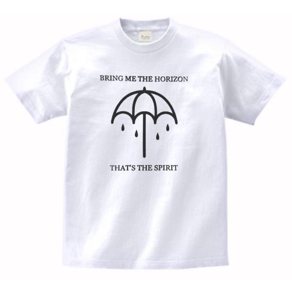 音楽・バンド・ロック・シネマ Tシャツ BRING ME HORIZON 白 : T