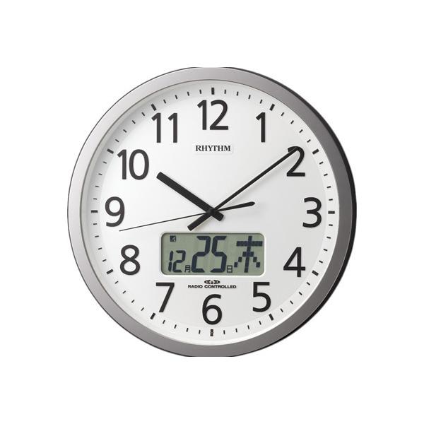 【RHYTHM】電波掛け時計 リズム プログラムカレンダー 4FN403SR19 リズム プログラムカレンダー405SR 4FN405SR19 (時計) 価格比較