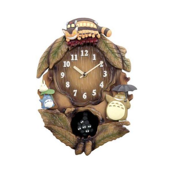 RHYTHM リズム クロック 展示品 動作確認済み 訳アリ となりのトトロ