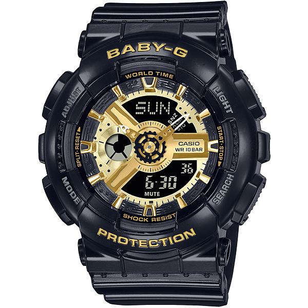 国内正規品 CASIO BABY-G カシオ ベビーG ベストセラー カジュアル ストリート ブラック レディース腕時計 BA-110X-1AJF