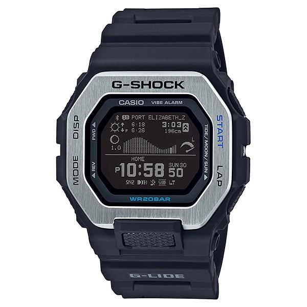 他サイト： 国内正規品 CASIO G-SHOCK カシオ Gショック G-LIDE モバイルリンク機能 樹脂バンド 20気圧防水 メンズ腕時計 GBX-100-1JFの商品画像