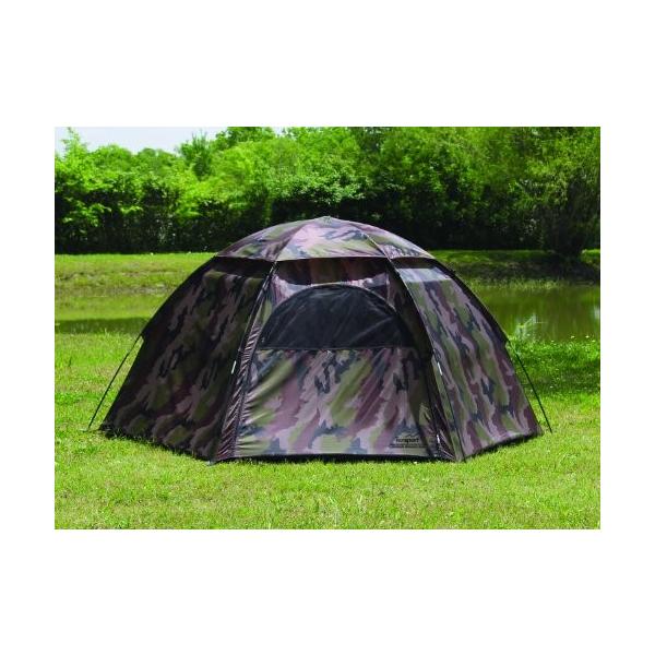 Texsport 3 Person ハイド A ウェイ Camo Backpacking 海外取寄せ品 Tent With 爆売り キャンプ Carry