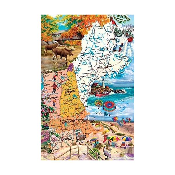 New England ロード Trip A 1000 ピース ジグソーパズル パズル By