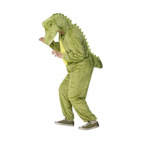 Smiffy S アダルト ユニセックス クロコダイル コスチューム ジャンプスーツ With 安心の実績 高価 買取 強化中 海外取寄せ品 Animals フード パーティー