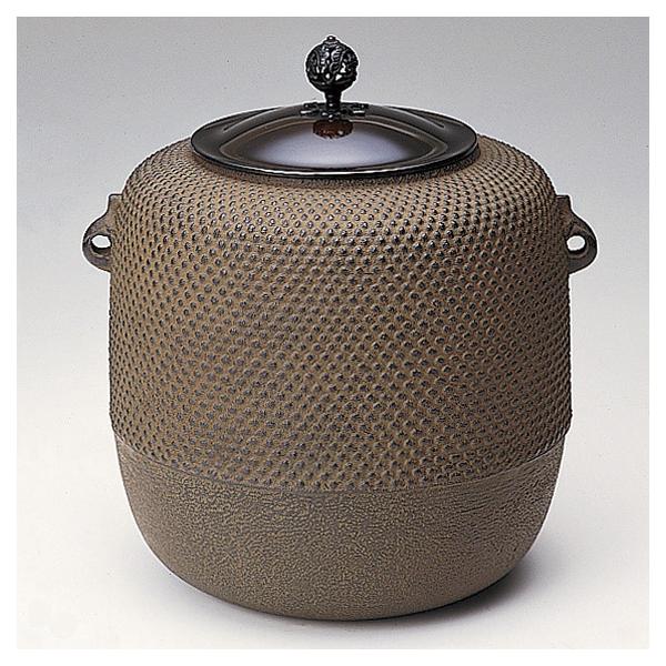 受注生産 菊地政光作 風炉釜 キャッシュレス5 還元 茶道具風炉 03 Masamitsu2 1 ティーフォーユー香月園ヤフー店 受注生産 棗釜 菊地政光作 風炉釜 霰地紋