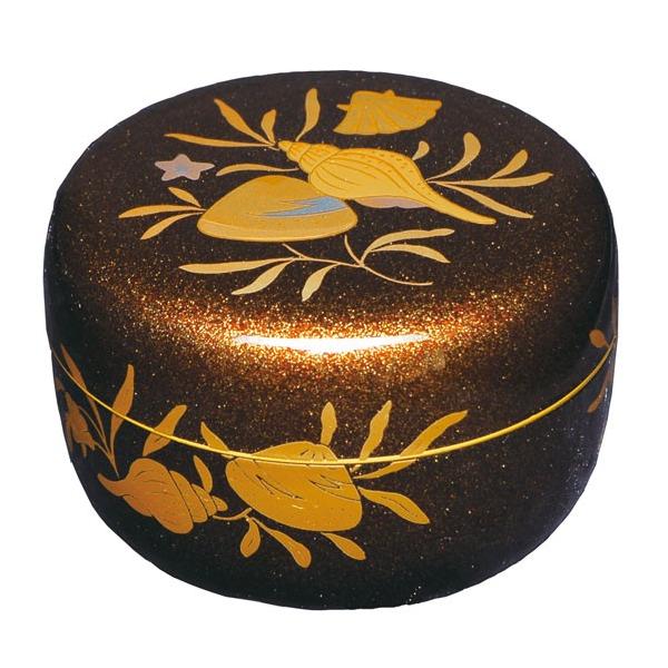 茶道具 期間限定特価 海松貝蒔絵平棗（内梨子地）新品 www.poltekkes
